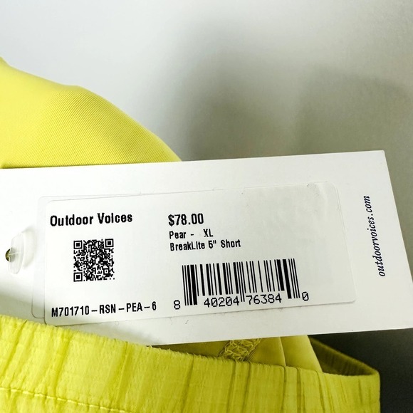 Outdoor Voices NWT BreakLite 5" Short Size XL - Picture 12 of 12
